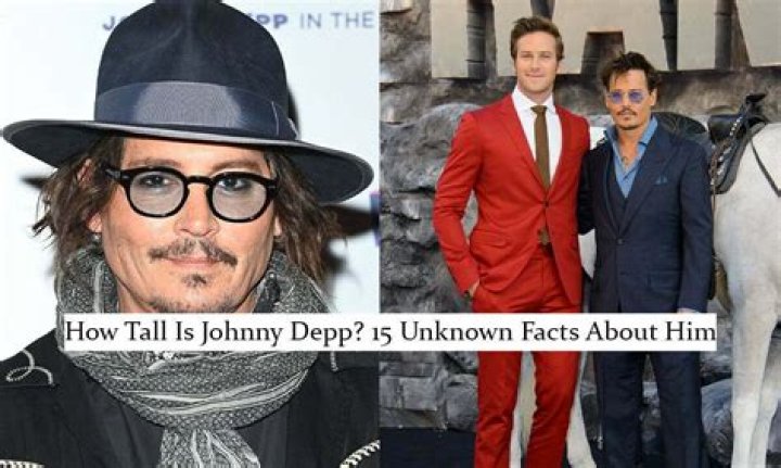 How tall is Johnny Depp